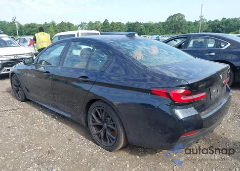 2022 BMW 530 I xDrive из США, поврежденный, VIN WBA13BJ0XNWX39898